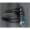 Image 2 : Silver and Turquoise Ring  Southwestern Style  Center Stone is 1"  Nice