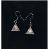Image 2 : Silver and Turqouise  Southwestern Style Earrings Signed