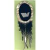 Image 1 : Gorgeous 4" Pin  Silver/Silvertone   Oval 1 1/2"  Faceted Stone With Lots of Detail