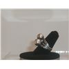 Image 2 : Silver Woman's Ring by Native American Artist  Nice Detail