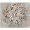 Image 1 : Vintage Sarah Coventry Broach/Pin  2 1/2" Swirl Design