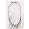 Image 1 : Southwestern Style Necklace with Freshwater Pearls, Silver, and Garnet  beads Rose Quartz Spokes