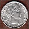 Image 1 : 1899 SPECTACULAR DETAILS LUSTER BARBER QUARTER
