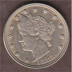 1883 V LIBERTY NICKEL SUPER DETAILS
