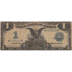 VERY RARE $1 BLACK EAGLE 1899 STAR CURRENCY