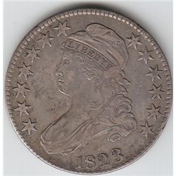 CAPPED BUST 1823 HALF LETTERED EDGE SUPER DETAILS