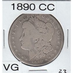 1890 CC CARSON CITY $1 MORGAN
