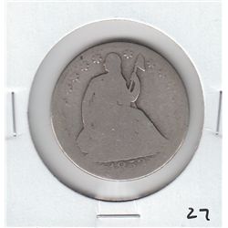 1853 SEATED HALF