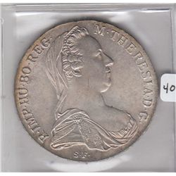 MARIA TERESA 1780 HUGE SILVER