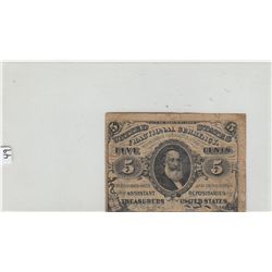 5 CENT FRACTIONAL CURRENCY
