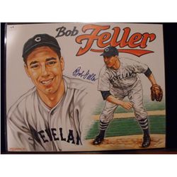 BOB FELLER AUTOGRAPH WITH COA