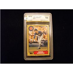 GREG MADDUX 1987 TOPPS BASEBALL CARD