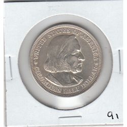 COLUMBIAN EXPO 1892 SILVER HALF