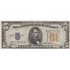 Image 1 : $5 NORTH AFRICA SILVER CERTIFICATE 1934
