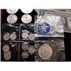 Image 2 : SILVER DOLLAR COLLECTION PEACE MERCURY DIMES EISENHOWER WALKERS STAR NOTES