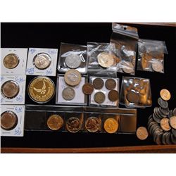 COIN COLLECTION FOREIGN CURRENCY 1860 INDIAN PLUS MUCH MORE READ DESCRIPTION
