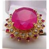 Image 3 : 24.13 ct Ruby Ring .67 ct Dia $ 11,990