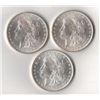 Image 1 : 1883-4-5 UNC Morgan Silver Dollars
