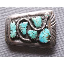 Zuni silver buckle