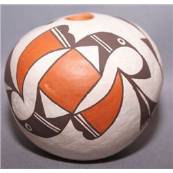 Acoma pottery seed jar