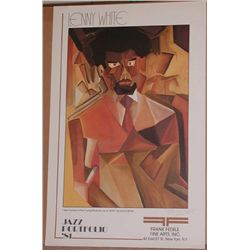 Signed Lenny White, Jazz Portfolio 88, Poster