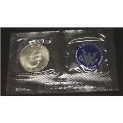 1972 Eisenhower Uncirculated Silver Dollar .