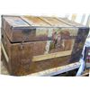 Image 1 : Old Metal & Wood Trunk-Early 1900's, Rusty/Poor Condition