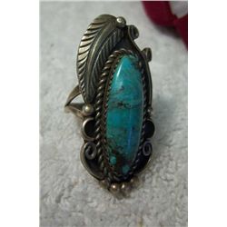 Sterling & Turquoise Ring .