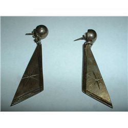 Silver earings Marked  UH 107 - .925  Mexico.  13.5 grams