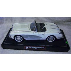 1958 CORVETTE MODEL All steel and opening doors, hood, etc. 14 1/2 inches long
