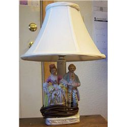 Table Lamp, Colonial Couples .
