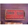 Image 2 : Collection of WWII Ration Stamps in Old Diamond Searchlight Match Box w/ Old Newspaper Article About