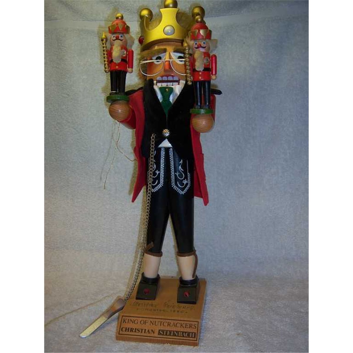 Steinbach Nutcracker, "Christian Steinbach" King of Nutcrackers, Signed