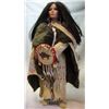 Image 1 : "Pine Leaf" doll, Hamilton Collection, #3991A Porcelain, 17", dusty condition
