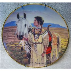 "Lozen" plate, Hamilton Collection, #4509B, 8 1/2" diam., porcelain, 23K gold rim