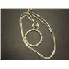 Image 1 : Circle of Life necklace & chain w/16 small diamonds