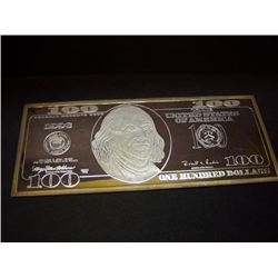 Washington Mint  4 ounce .999 Pure silver Bar