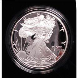 2006 Proof American Silver Eagle. Original mint packaging.