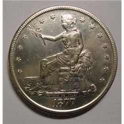 1877S Trade $  solid AU but