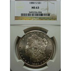 1880S Morgan $ NGC63