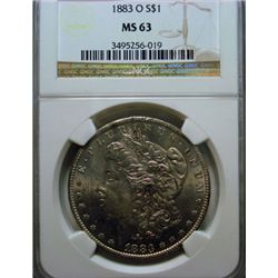 1883O Morgan $  NGC63
