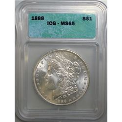 1888 Morgan $ ICG65
