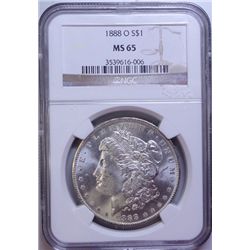 1888O Morgan $ NGC65 consignor says VAM9