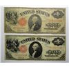 Image 1 : 2  1917 $1 US notes  a G/VG and a Fine