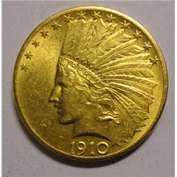 1910 $10 GOLD:ONE OF THE FEW COLLECTIBLE COUNTERFEIT COINS