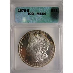 1878S Morgan $  ICG64