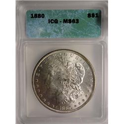 1880 Morgan $  ICG63