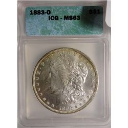 1883O Morgan $  ICG63