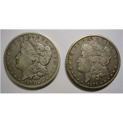 2  1878CC Morgan $'s