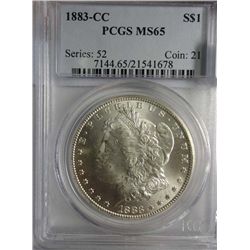 1883CC Morgan $ PCGS65